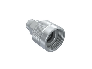 PVP-04-04C | 1/4" Coupling (Poppet Style) x 1/4" NPT Male