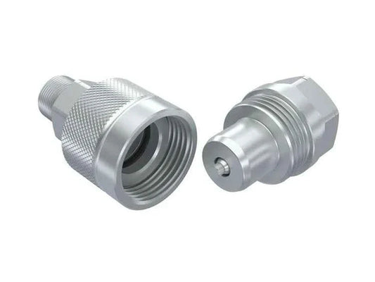 PVP-06-06N | 3/8" Nipple (Poppet Style) x 3/8" NPTF