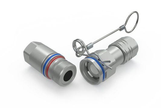 PVT4-SL-CC-22-20C-SAE | 1-3/8" Screw type flat face coupler X 1-3/8" female SAE thread; color code band system with Sleeve Lock