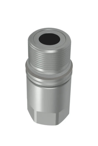 PVT4-SL-CC-24-24C-SAE | 1-1/2" Screw type flat face coupler X 1-1/2" female SAE thread; color code band system with Sleeve Lock - HTX Fluid Power