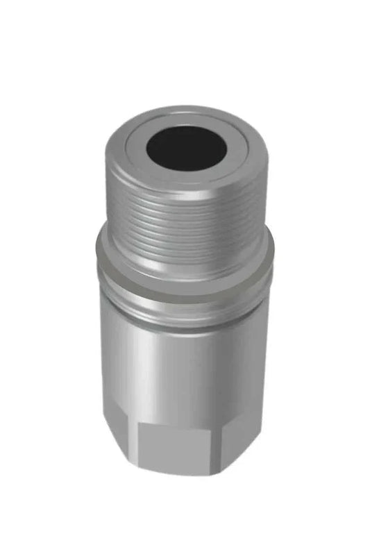 PVT4-CC-04-04C-NPT | 1/4" Screw type flat face coupler X 1/4" female NPT; Color Code Band System