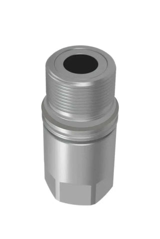 PVT4-CC-06-06C-SAE | 3/8" Screw type flat face coupler X 3/8" female SAE; color code band system - HTX Fluid Power