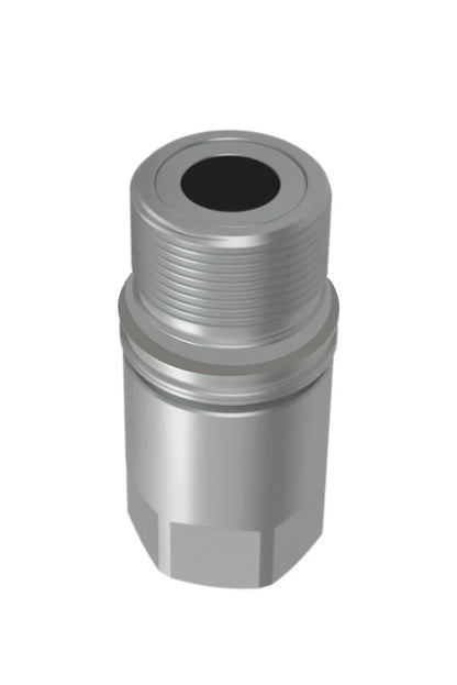 1" Screw type flat face coupler X 1" female SAE thread; Color Code Band System