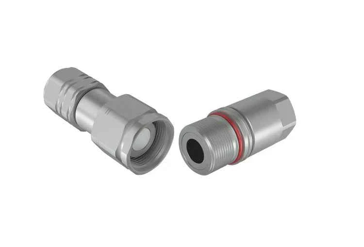 3/8" Screw type flat face nipple X 3/8" female NPT; Color Code Band System