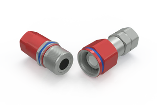 PVT4-BOP-16-16N-NPT | PVT4 1" screw type nipple body x 1" female NPT threads, BOP certified - HTX Fluid Power