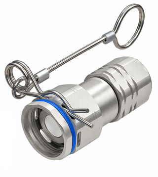 PVT4-SL-CC-22-20C-SAE | 1-3/8" Screw type flat face coupler X 1-3/8" female SAE thread; color code band system with Sleeve Lock