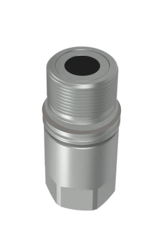 PVT4-SS-04-04C-NPT | 1/4" Screw-Type, Flat face connect under pressure couplings with 1/4" Female NPT, 316 Stainless Steel; PVTX.0606.012
