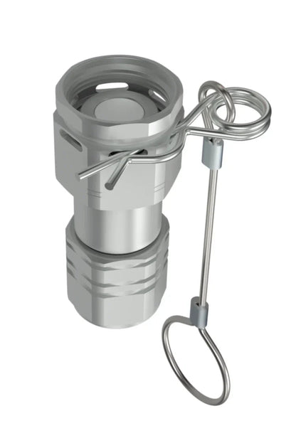 1/4" Screw-Type, Flat face connect under pressure nipples with 1/4" Female NPT, 316 Stainless Steel; PVTX.0606.013 - HTX Fluid Power