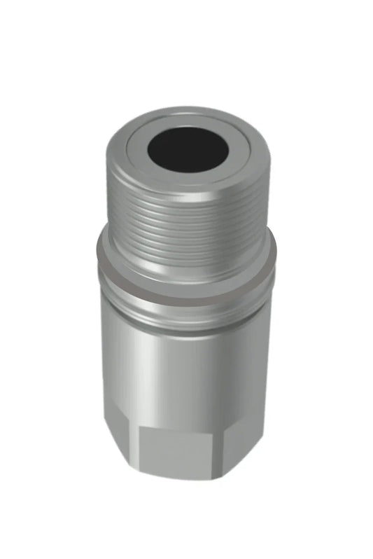 PVT4-SS-08-08C-NPT | 1/2" Screw-Type, Flat face connect under pressure couplings with 1/2" Female NPT, 316 Stainless Steel; PVTX.2013.012
