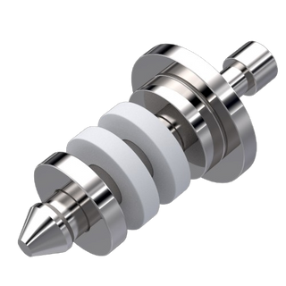 RK-NV4N4M6M-S | Needle Valve Repair Kit - 1/4" NPT - 1/4'' & 3/8'' MP, Kit Includes Lower Stem, Top Packing Washer, Bottom Packing Washer & Packing Ring - HTX Fluid Power