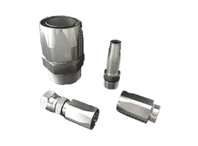 RFJX-R7-04-04 | 100R7 Resuable fitting -4 hose x -4 FJX swivel