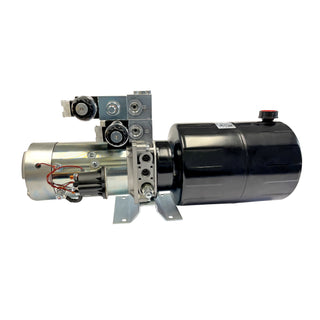 HPU-SP-24VDC | 8 qts steel reservoir snow plow power unit 24V DC double acting