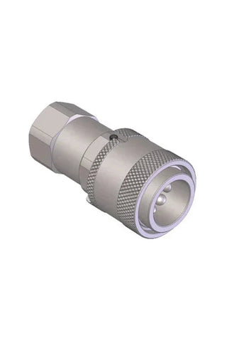 TC-06-06C | 3/8" High Pressure coupling, 10,000psi, 3/8" Coupling Body x 3/8" female NPT threads, - HTX Fluid Power