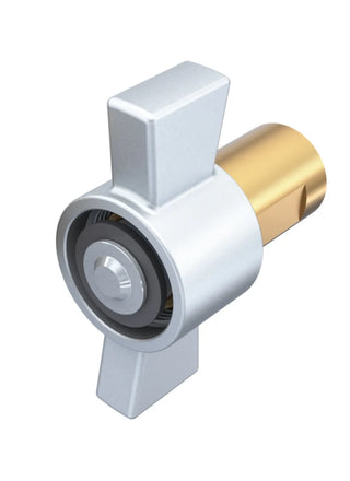 VFF-12-08C | 3/4" brass wing style coupler, 1/2" female NPT threads - HTX Fluid Power