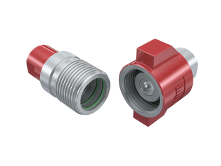 VFF-HD-BOP-16-16N | 1" BOP Certified Wing Style Heavy Duty Nipple x 1" female NPT. threads. - HTX Fluid Power