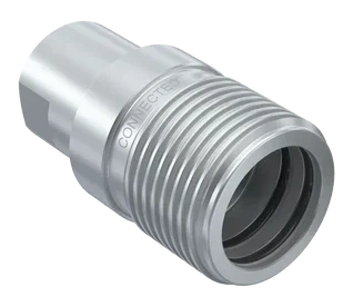 VFF-HD-12-12C | WING STYLE HIGH PRESSURE 3/4" COUPLING BODY X 3/4" FEMALE NPT - HTX Fluid Power