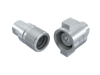 VFF-HD-24-24C | 1 1/2" Wing Style Heavy Duty Coupler x 1 1/2" NPT Female Threads. - HTX Fluid Power