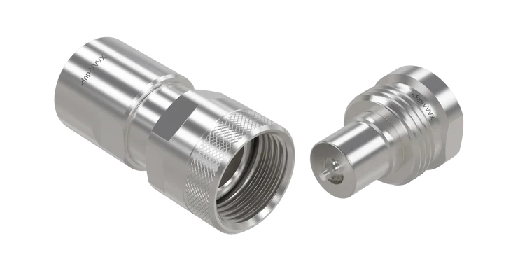 1/2" Stainless Steel Screw type Coupling, high Pressure coupling body x 1/2" female BSP threads,