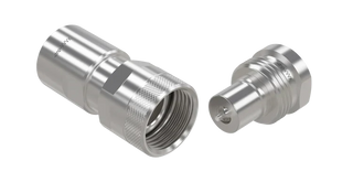 VVS-SS-04-04N | 1/4" high Pressure Screw Type Nipple with 1/4" NPT Female, 316 SS - HTX Fluid Power