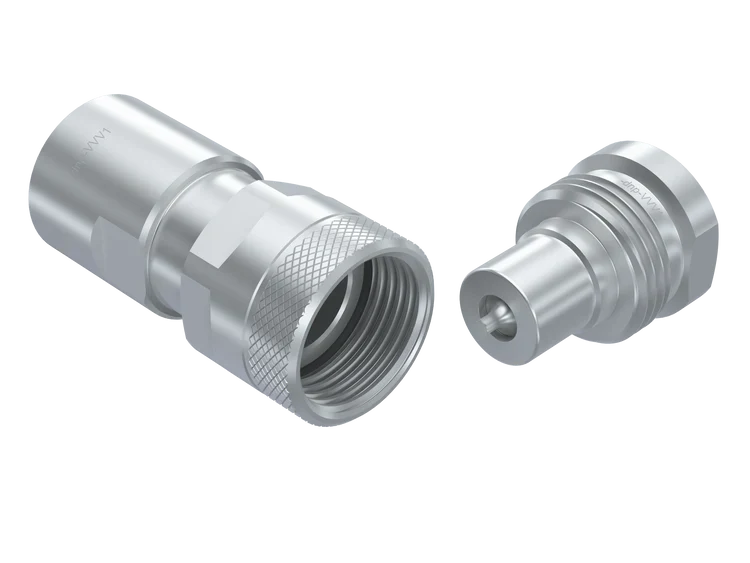 High Pressure Screw Together Coupling, 1/2" Nipple Body X 1/2" Female NPT Threads