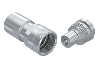 VVS-08-08N | High Pressure Screw Together Coupling, 1/2" Nipple Body X 1/2" Female NPT Threads - HTX Fluid Power