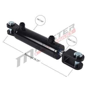 WBC 2.5x10 | 2.5" bore x 10" stroke ag clevis hydraulic cylinder - HTX Fluid Power