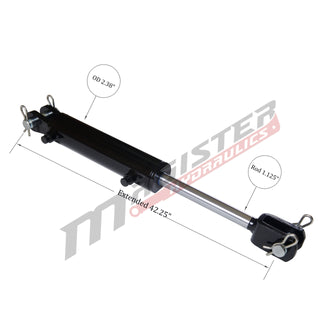 WBC 2x16 | 2" bore x 16" stroke ag clevis hydraulic cylinder