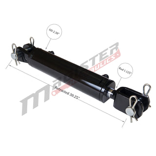 WBC 2x20 | 2" bore x 20" stroke ag clevis hydraulic cylinder - HTX Fluid Power