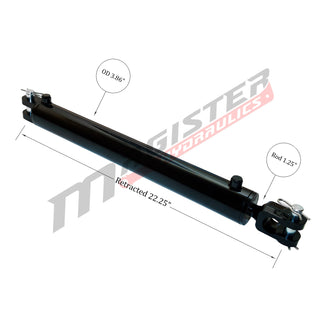 WBC 3.5x12 | 3.5" bore x 12" stroke ag clevis hydraulic cylinder - HTX Fluid Power