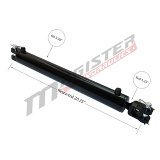 WBC 3x10 | 3" bore x 10" stroke ag clevis hydraulic cylinder - HTX Fluid Power