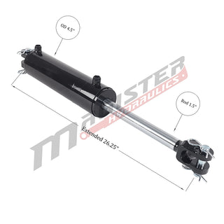 WBC 4x8 | 4" bore x 8" stroke ag clevis hydraulic cylinder