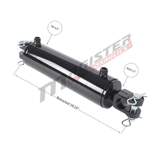 WBC 4x8 | 4" bore x 8" stroke ag clevis hydraulic cylinder - HTX Fluid Power