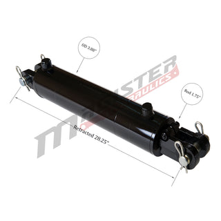 WCL 3.5x18 | 3.5" bore x 18" stroke clevis hydraulic cylinder - HTX Fluid Power
