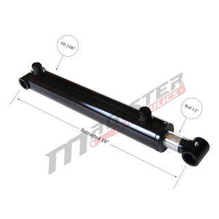 WCT 2.5x10 | 2.5" bore x 10" stroke cross tube hydraulic cylinder - HTX Fluid Power