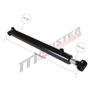 WCT 2x10 | 2" bore x 10" stroke cross tube hydraulic cylinder - HTX Fluid Power