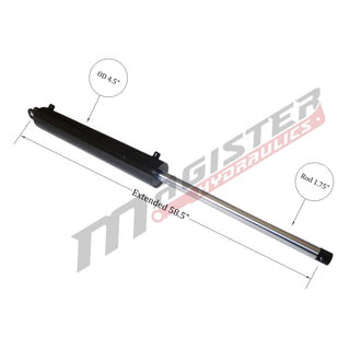 WLS 4x24 | 4" bore x 24" stroke log splitter hydraulic cylinder