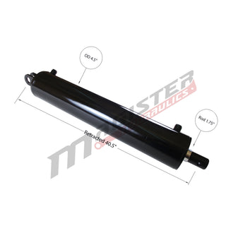 WLS 4x30 | 4" bore x 30" stroke log splitter hydraulic cylinder - HTX Fluid Power