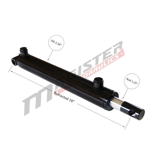 WPE 2x10 | 2" bore x 10" stroke pin eye hydraulic cylinder - HTX Fluid Power