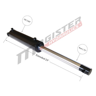 WPE 3.5x8 | 3.5" bore x 8" stroke pin eye hydraulic cylinder