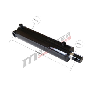 WPE 4x10 | 4" bore x 10" stroke pin eye hydraulic cylinder - HTX Fluid Power