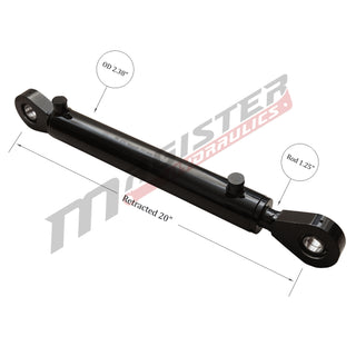 WSE 2x10 | 2" bore x 10" stroke swivel eye hydraulic cylinder - HTX Fluid Power