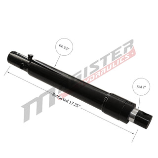 WSP 2x10WES | 2" bore x 10" stroke snow plow Western hydraulic cylinder - HTX Fluid Power