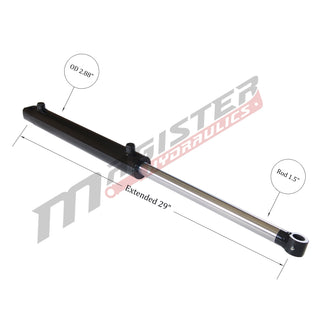 WTG 2.5x10 | 2.5" bore x 10" stroke tang hydraulic cylinder
