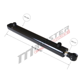 WTG 2.5x6 | 2.5" bore x 6" stroke tang hydraulic cylinder - HTX Fluid Power