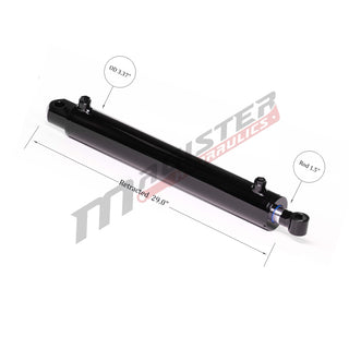WTG 3x20 | 3" bore x 20" stroke tang hydraulic cylinder - HTX Fluid Power