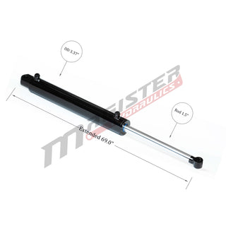 WTG 3x30 | 3" bore x 30" stroke tang hydraulic cylinder