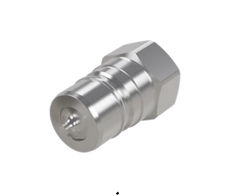 ANV-SS-04-04N-NPT | 1/4" Nipple with NPTF; 316 Stainless Steel - HTX Fluid Power
