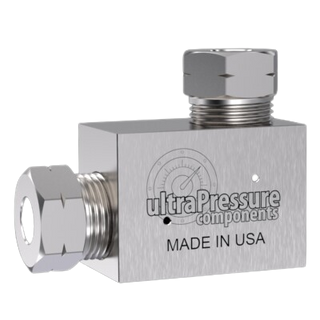 5504-4H4H | 1/4" HP Female Elbow 90, Stainless Steel - 60K psi - HTX Fluid Power