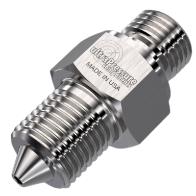 1/4" HP Male x 3/8" BSP Male (INT), Stainless Steel - 30K psi