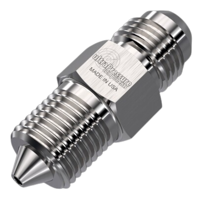 1/4" HP Male x 1/4" Male JIC, Stainless Steel - 10K psi